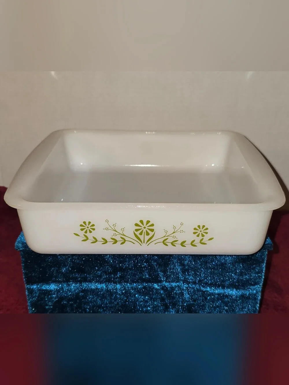 VTG Glasbake J2428 White Milk Glass 8